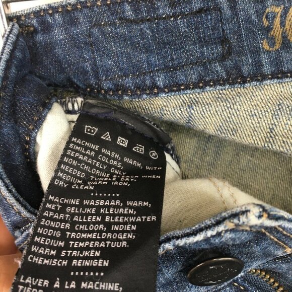 Harley Davidson Bootcut Jeans Blue Size 6 - Picture 10 of 10